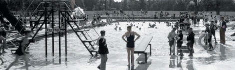 Horsham Lido - Lido in the Park - 1941 Gloriously cold pool