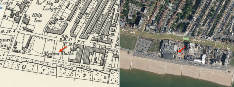 Site of the King Alfred Baths Hove - image