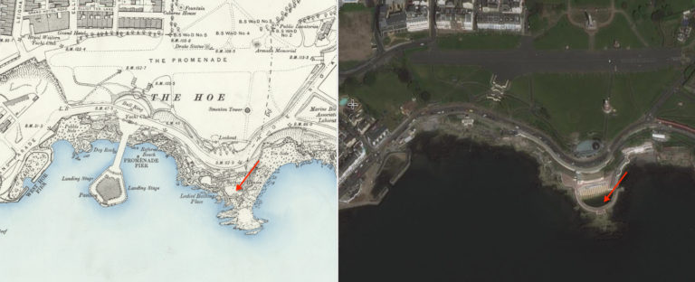 Tinside site, Plymouth Hoe - image