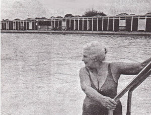 Lady swimmer at Sudbury - image