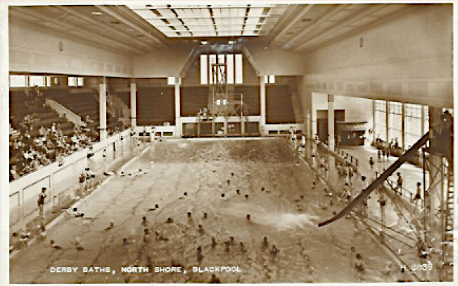Championship Bath - Blackpool Derby Baths - 1939
