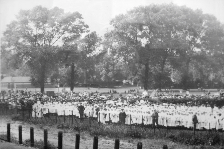 Horse racing in the Kings Meadow - image